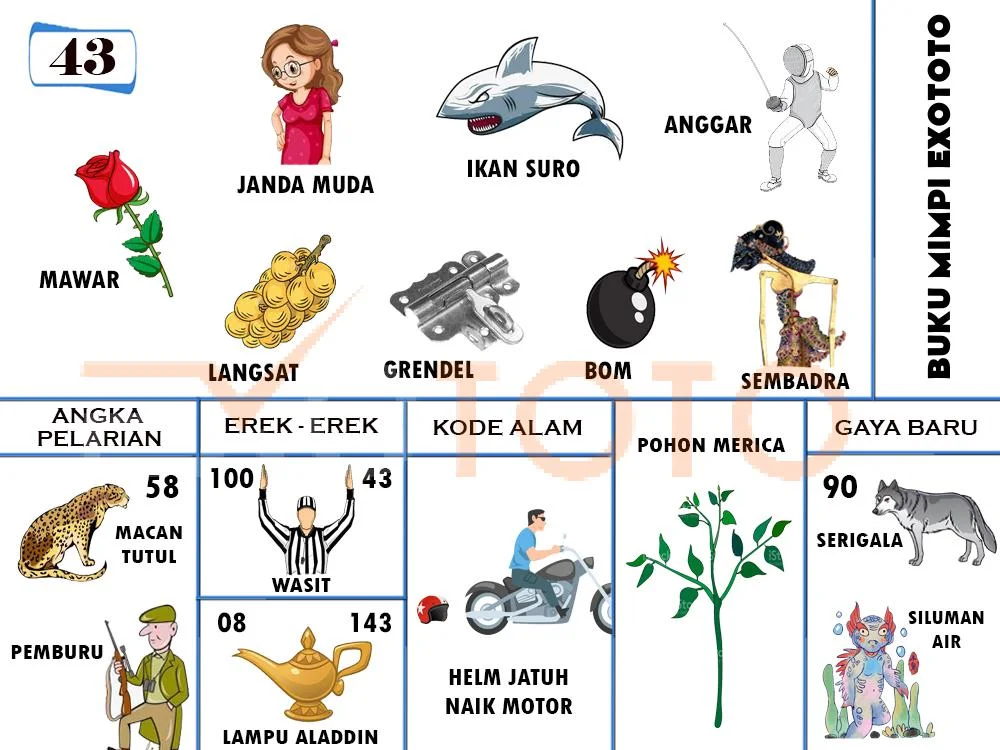 buku mimpi erek erek togel 43